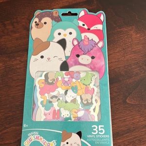 NWT 35 vinyl squishmallows stickers